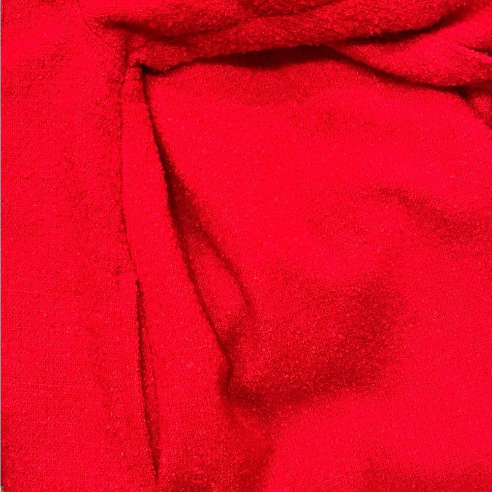 Old Navy Red Long Boucle Textured Wool Utility Shacket large - Picture 7 of 7